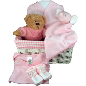 Pink Baby Basket