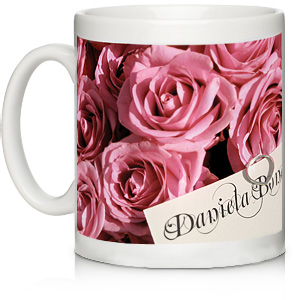 Pink Roses Mug