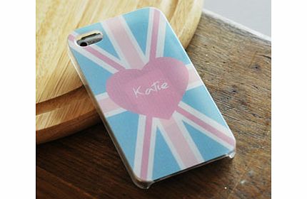 Pink Union Jack iPhone Case