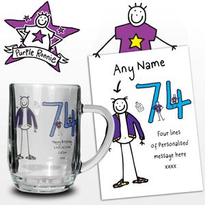 Purple Ronnie Age Elder Male Tankard