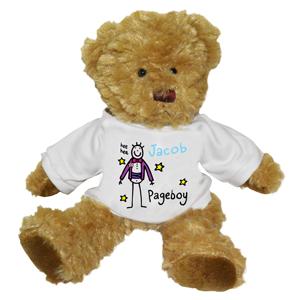 Purple Ronnie Pageboy Teddy