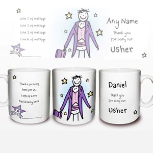 Purple Ronnie Usher Mug