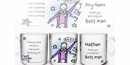 Purple Ronnie Wedding Best Man Mug