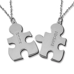 Puzzle Piece Necklaces