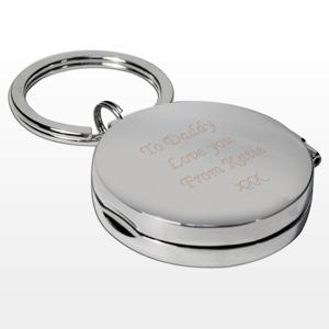 Round Photo Keyring