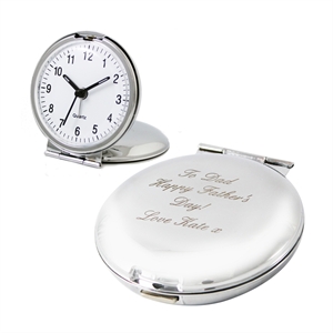 Round Travel Clock