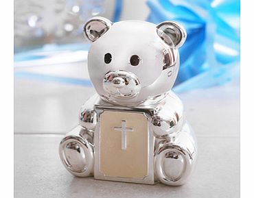 Silver Plated Bambino Bear Money