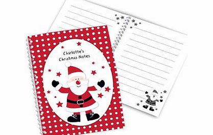 Spotty Santa A5 Notebook