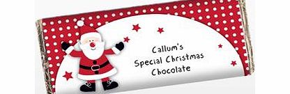 Spotty Santa Chocolate Bar