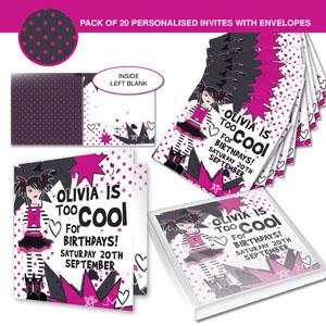 Too Cool Girl Invitations