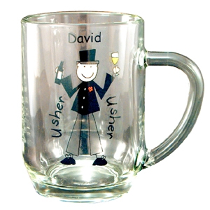 Wedding Glass Tankard