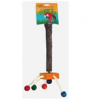 Wooden Twirler Block Perch Single