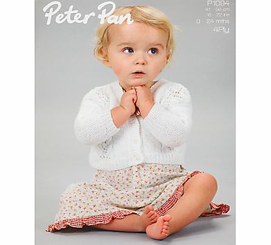 Peter PAN Baby Cardigan Knitting Pattern, 1094