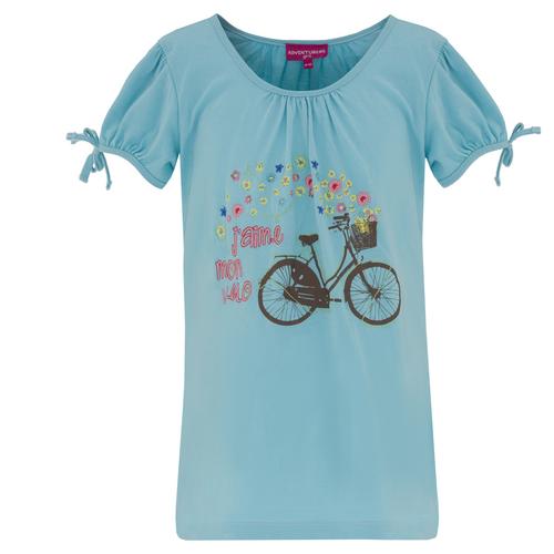 Girls Flower Velo T-Shirt