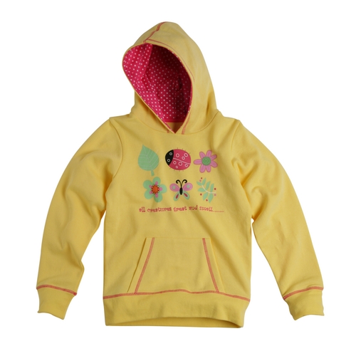 Girls Ladybug Overhead hoody