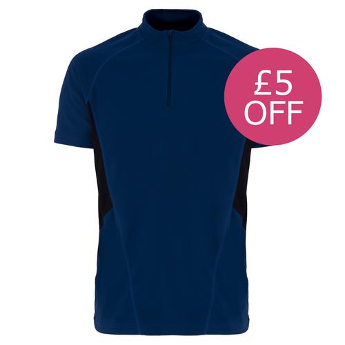 Mens Revive 1/4 Zip Technical T-shirt