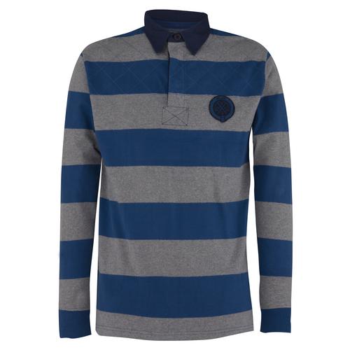 Mens Stripe Rugby Shirt