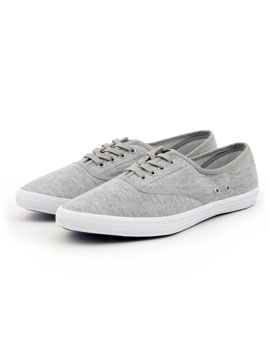 Peter Werth Grey 5 Eyelets Plimsolls