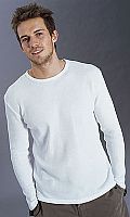 Mens Long Sleeved Waffle Top