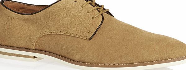 Peter Werth Mens Peter Werth Suede Derby Shoes - Tan