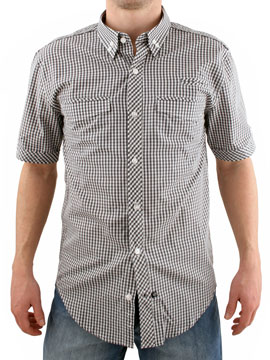 Mid Grey Gingham Shirt