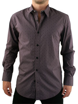 Purple Pattern Shirt