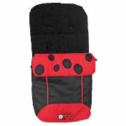 Star City Bug Red/Black Footmuff