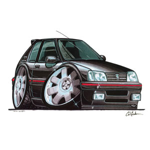 205 GTI - Black T-shirt