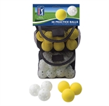 PGA Tour and LPGA PGA TOUR 36 Indoor And Outdoor Practice Balls