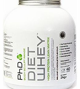 PhD Diet Whey High Protein Lean Matrix - Belgian Chocolate Flavour - 2kg