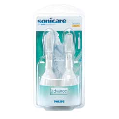 2 x Philips Sonicare HX4002 Advance Heads