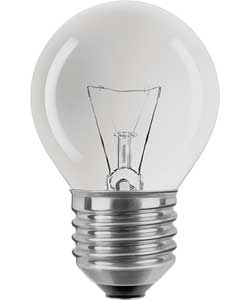 40W ES Clear Golf Ball Bulb - 2 Pack