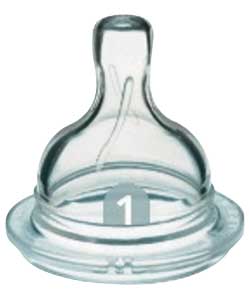 philips AVENT 0m  Airflex Newborn Teats - Pack of 2