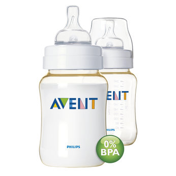 Philips AVENT 260ml BPA Free Bottles - 2 Pack