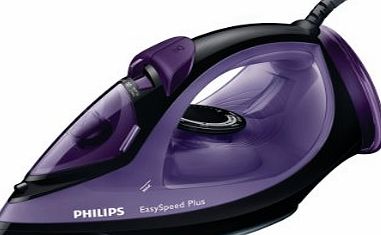 Philips GC2048/80 Easyspeed Steam Iron with 120g Steam Boost and Ceramic Soleplate, 270 ml, 2300 Watt, Purple