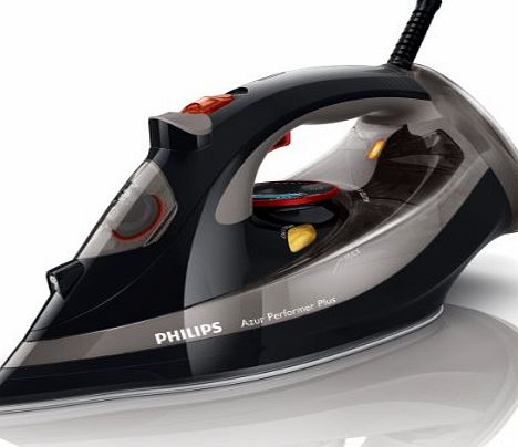 Philips GC4521/87 Azur Performer Steam Iron - 200g Steam Boost, Safety Auto Off, 2600 Watt, Black