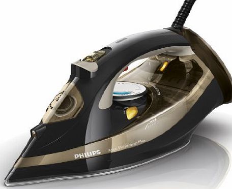 Philips GC4522/00 Azur Performer Steam Iron with 200 g Steam Boost and Safety Auto Off, 300 ml, 2600 Watt, Black