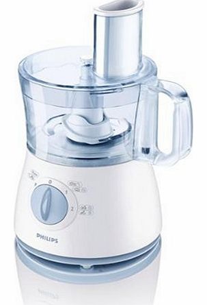 Philips HR7620/70 White Food Processor with 2 Speed Settings Plus Pulse - 500 Watt