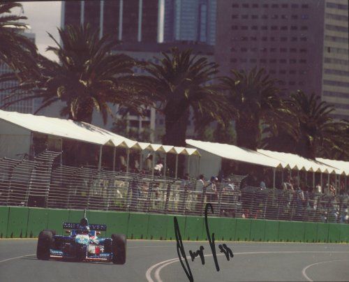 Photographs A signed Berger Benetton Australia 1996 Photo (25cm x 20cm)