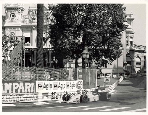 Photographs Leyton House Capelli Monaco Black and White Photo (21cm x 16cm)