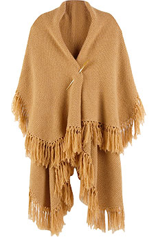 Exclusive gilet cashmere fringed cardigan