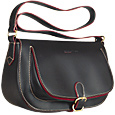 Pierre Cardin Evolution-Black Double Flap Bag