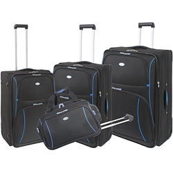 Pierre Cardin Neon 71/60/50/45cm 4 Piece Luggage Set CL60224