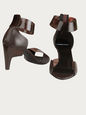 SHOES BROWN 36.5 IT PIE-T-1936