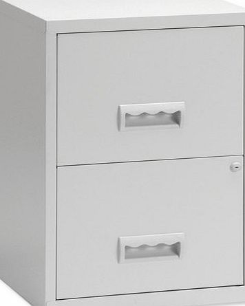 Pierre Henry 2 Drawer Filing Cabinet - Grey