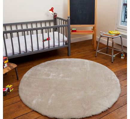 Pilepoil Round carpet - Beige `One size