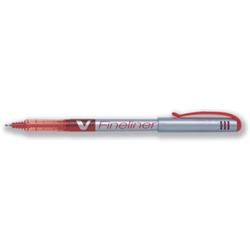 pilot Fineliner Pens Liquid Ink Red Ref SWVPP04