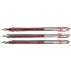 pilot G105 Gel Ink Pen 0.3mm Line Width Red Ref