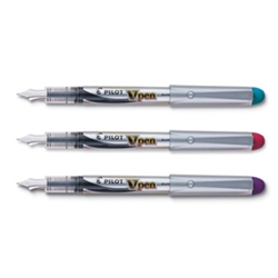 Pilot V4W Fountain Pen Assorted pink and violet