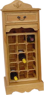 15 BOTTLE CABINET